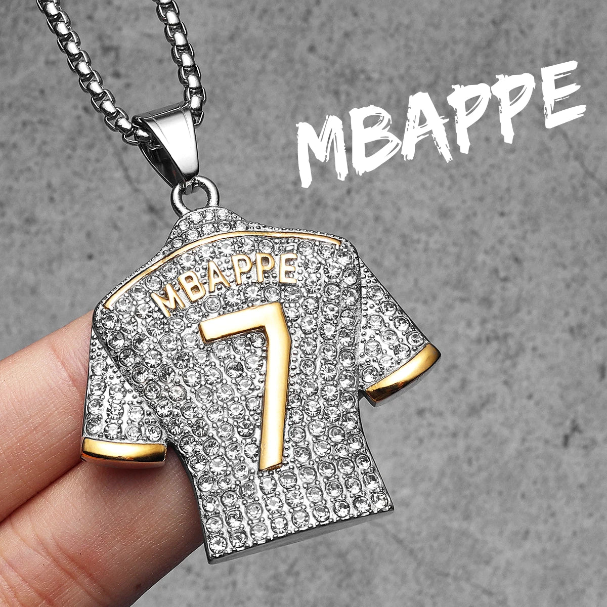 Metal Jersey Stainless Steel Pendant Party