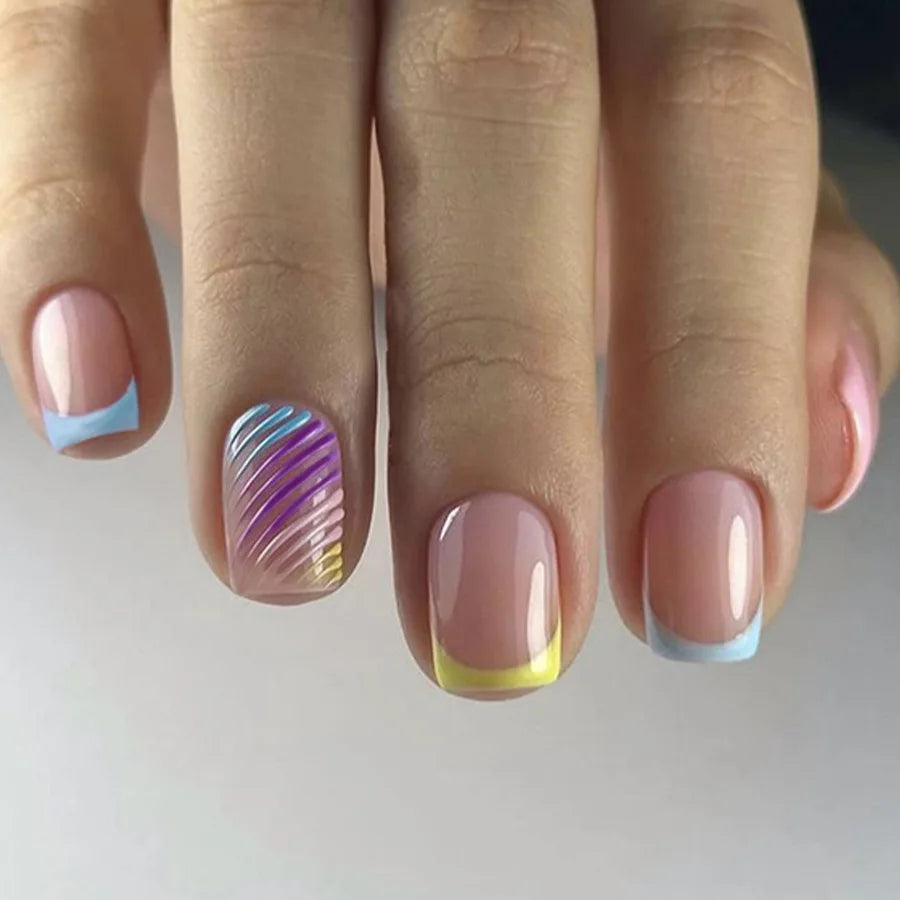 French Resin Press-On Nails