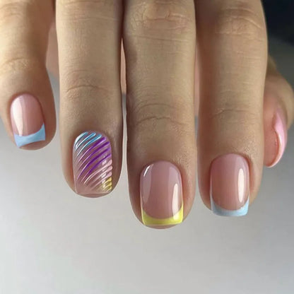 French Resin Press-On Nails