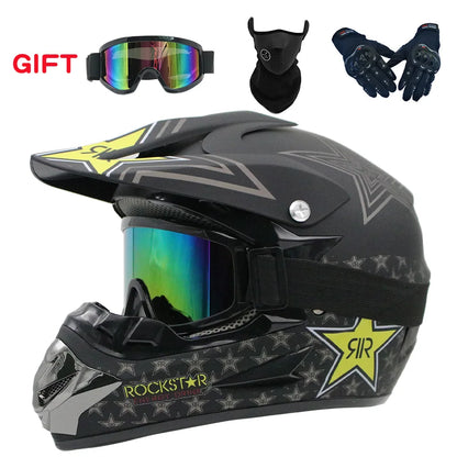 Flip-Up Off-Road Full-Face Helmet