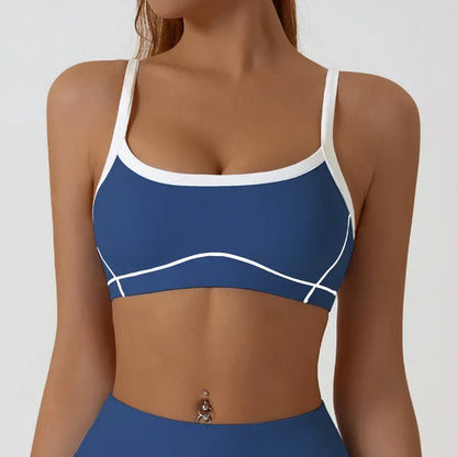 Yoga Sports Bra Color Clashing