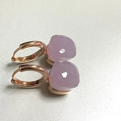 Square Crystal Earrings