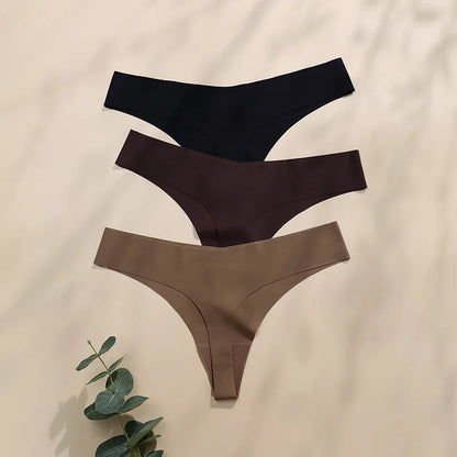 Seamless Ice Silk Bra Set