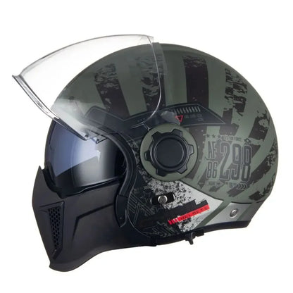 CYRIL Double-Lens Modular Open-Face Helmet