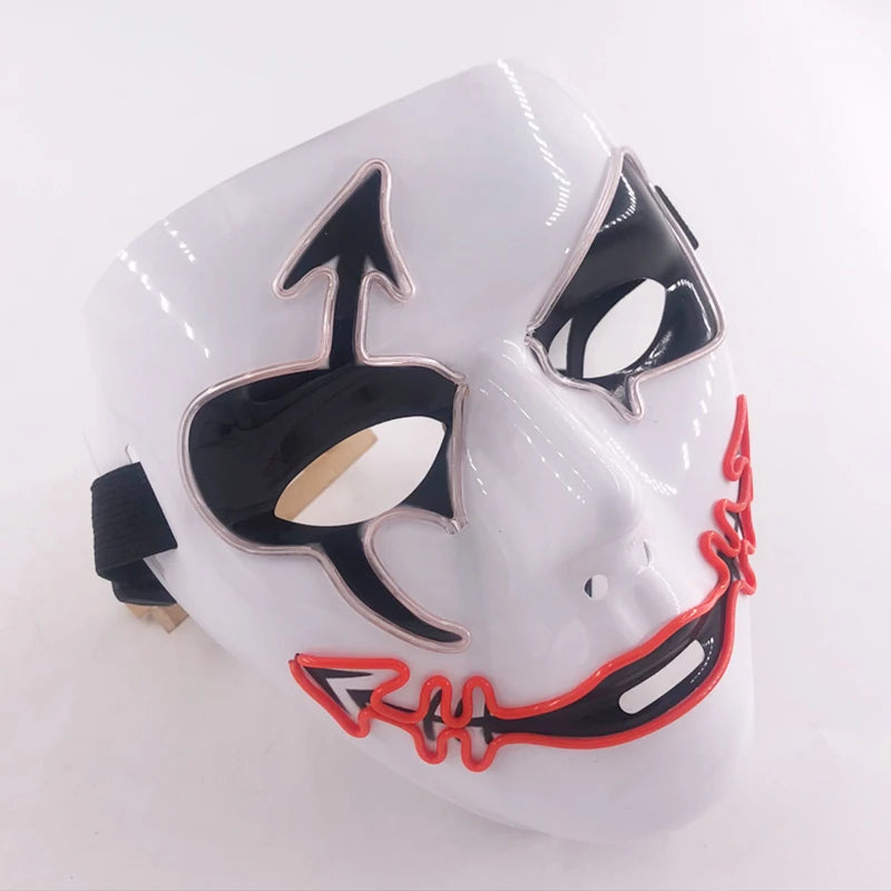 Glowing EL Wire Party Mask
