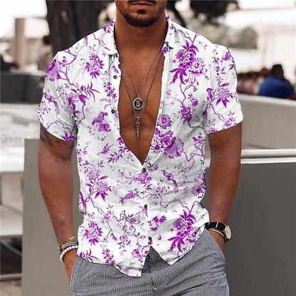 Streetwear Print Casual Shirt