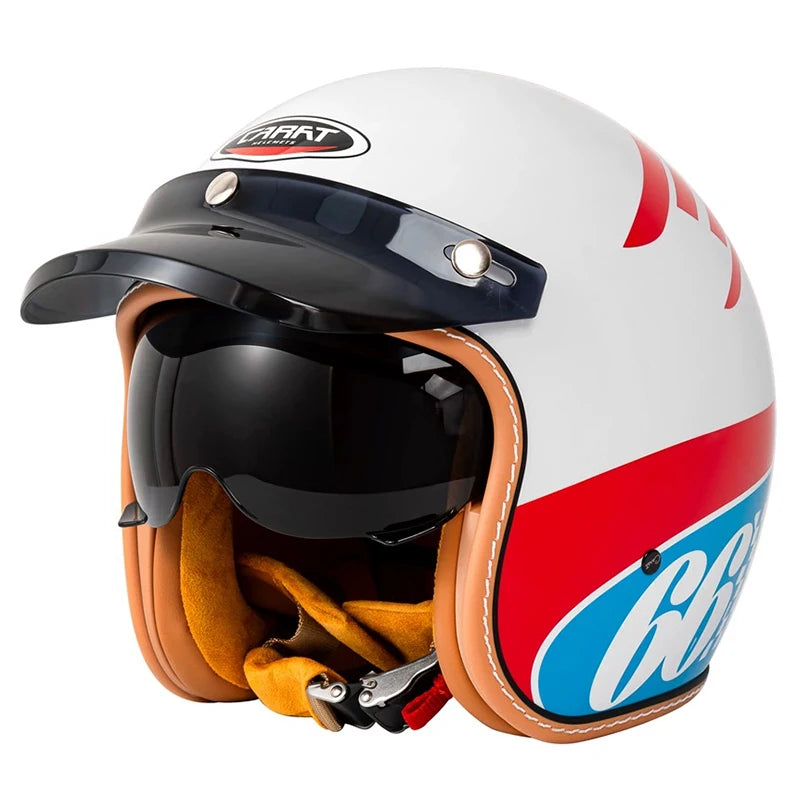 Semi-Open Jet Motorcycle Helmet