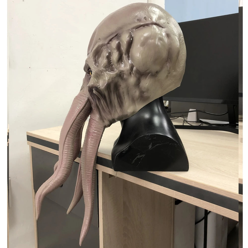 Mind Flayer Latex Cosplay Mask