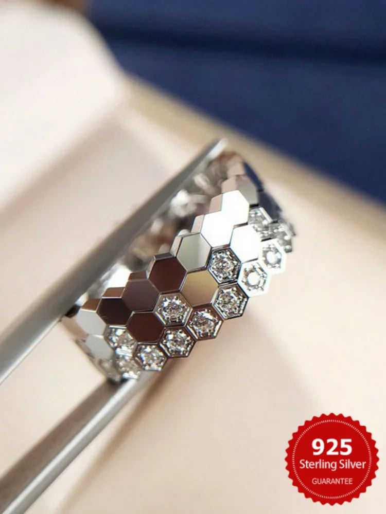 Zircon Wedding Band Ring