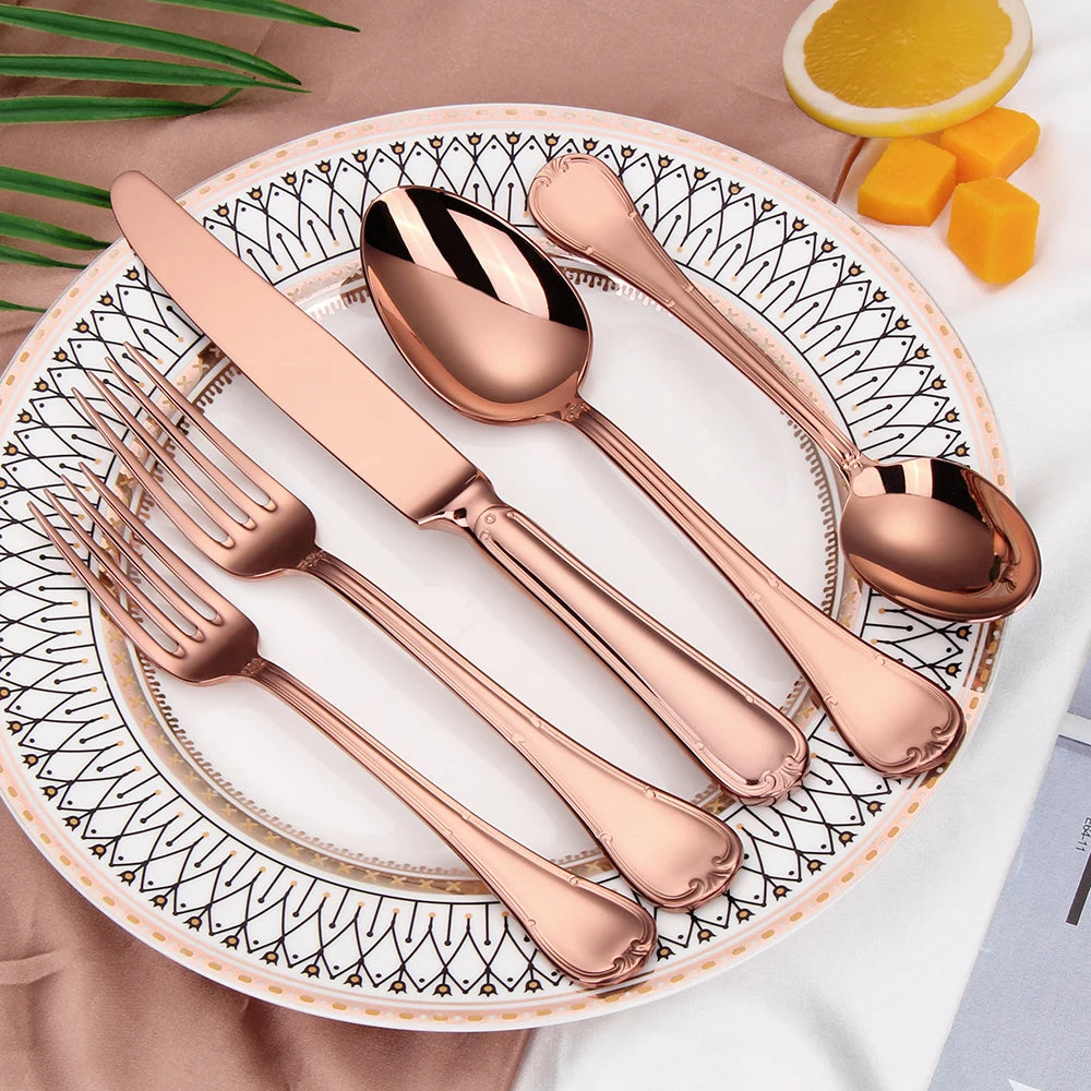 Metal Silver Cutlery Set Piece