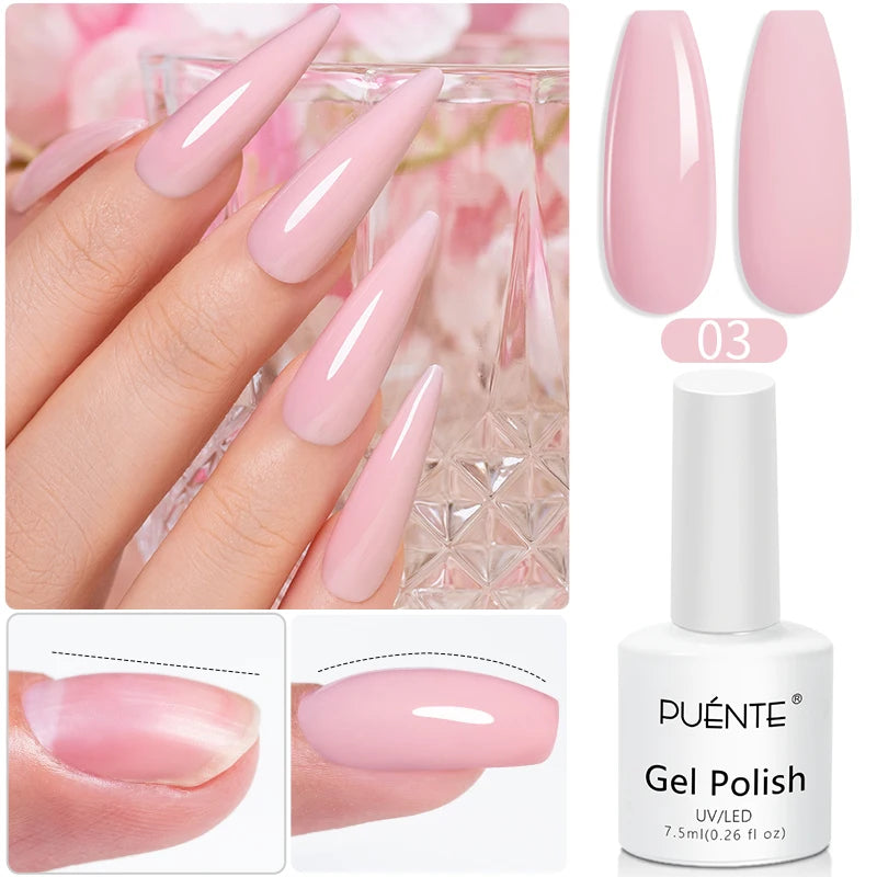 PUENTE Glitter Poly Nail Gel