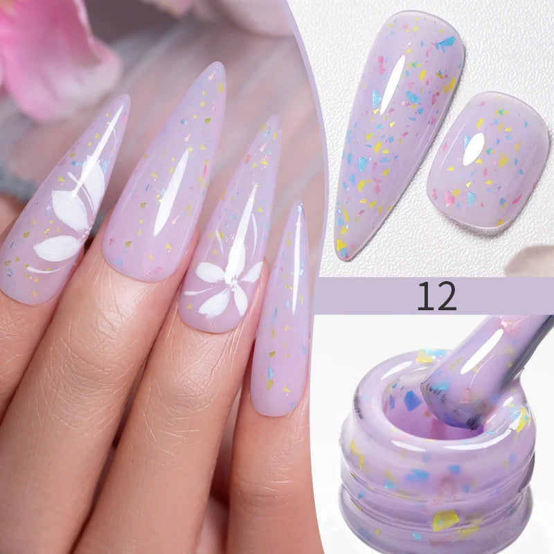 PUENTE Glitter Poly Nail Gel