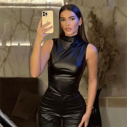 Simple High-Waist Crop Top