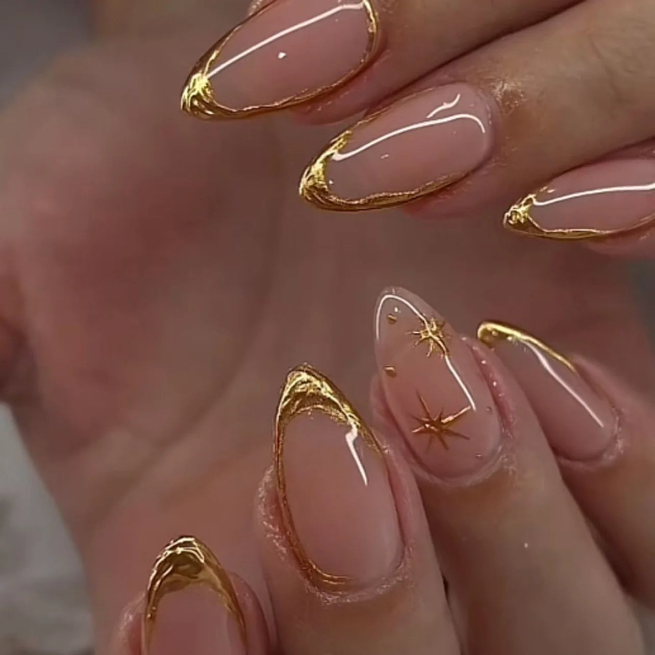 French Wave Press-On Nails