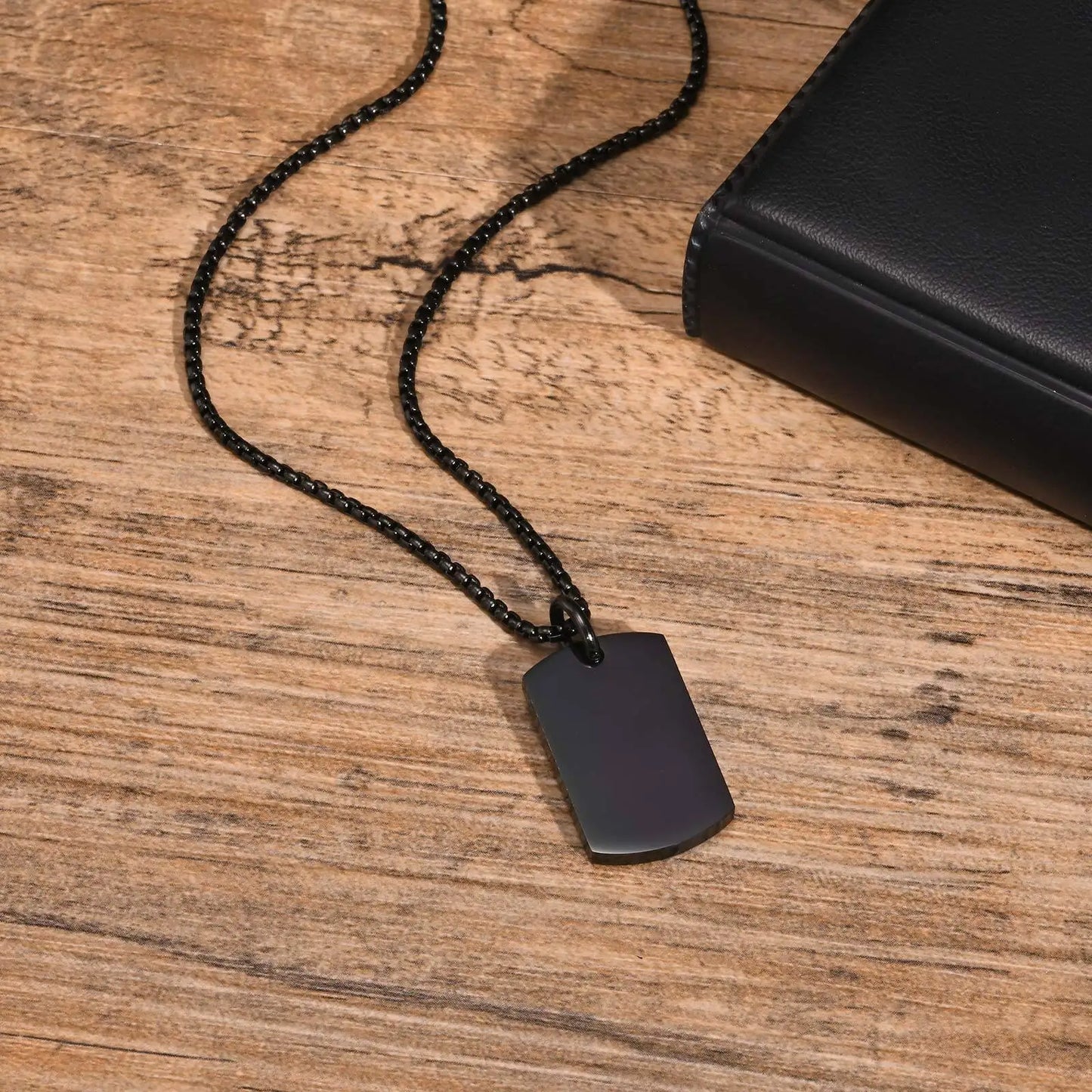 Metal Geometric Stainless Dogtags Pendant Party