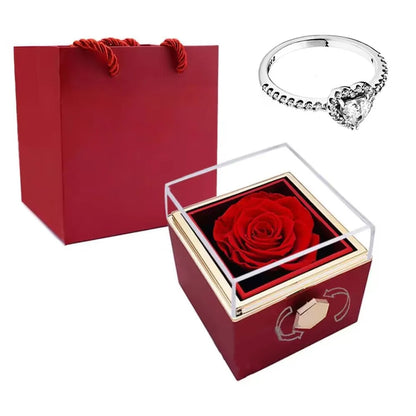 Eternal Rose Heart Ring