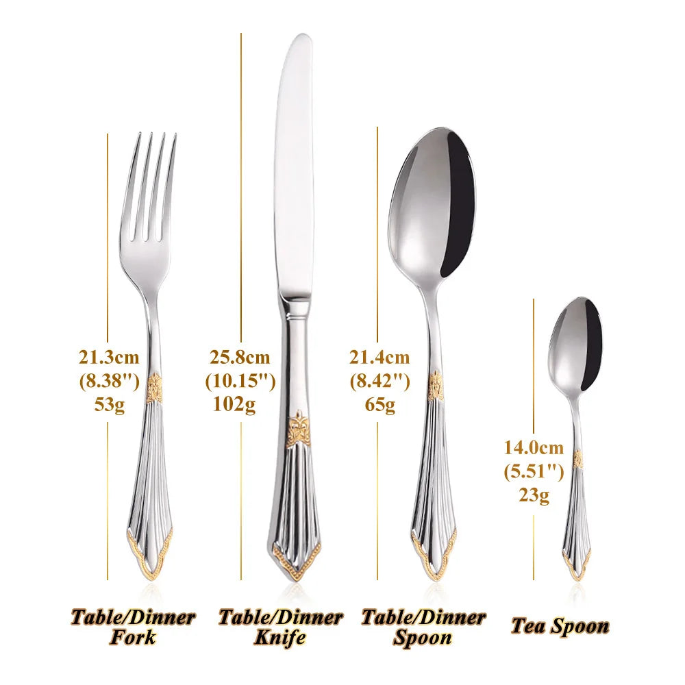 Metal Silver Cutlery Set Business Gifts