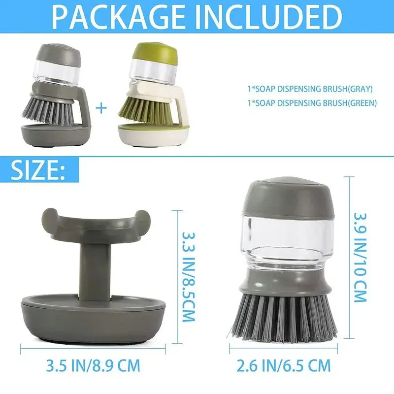 Dishwashing Brush with Dispenser