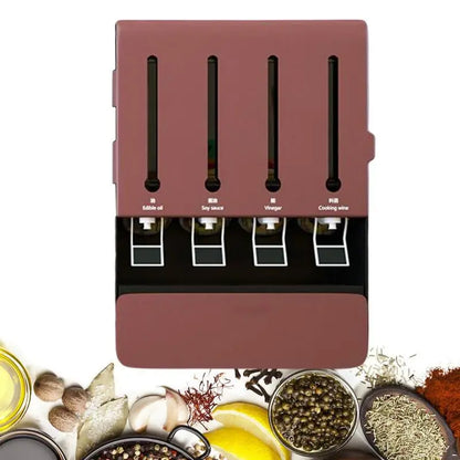 Wall Mount Turntable Spice Rack