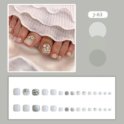 Office Toe Press-On Nails