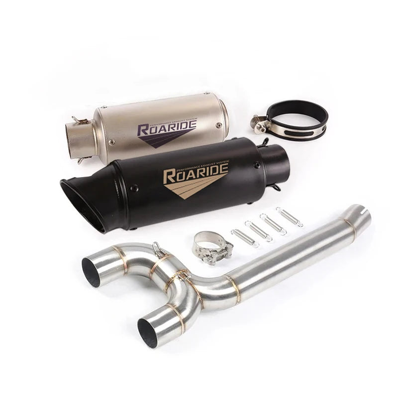 Yamaha FZ6/FZ6N/FZ6S 51mm Exhaust Middle Pipe Pair