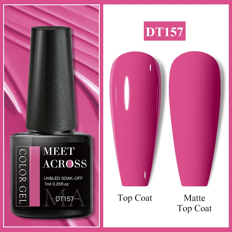 MEET ACROSS Matte Gel Polish
