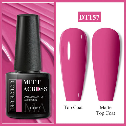 MEET ACROSS Matte Gel Polish