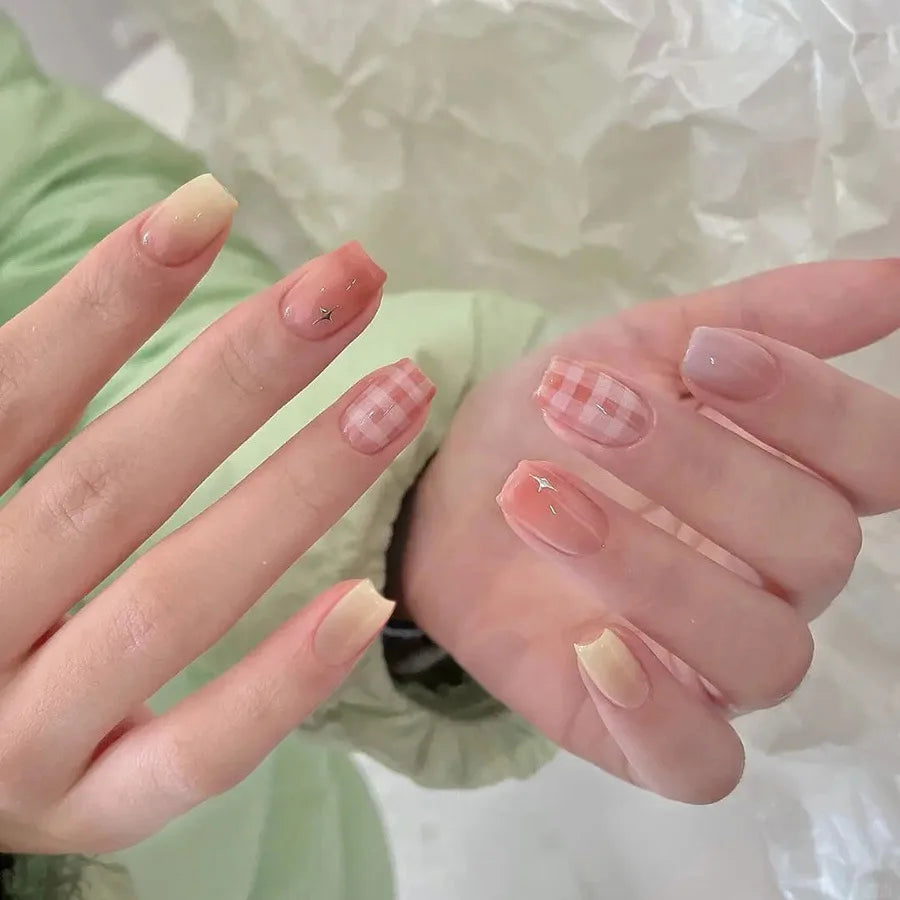 French Resin Press-On Nails