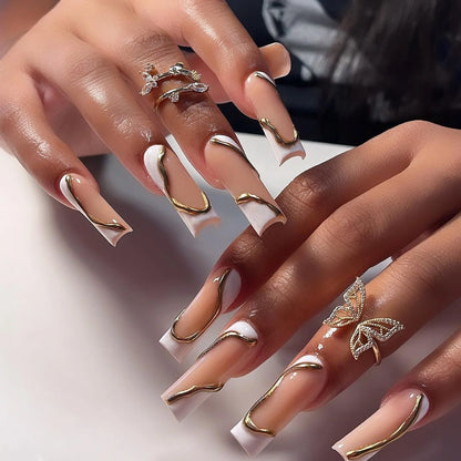 Leopard Cherry Press-On Nails