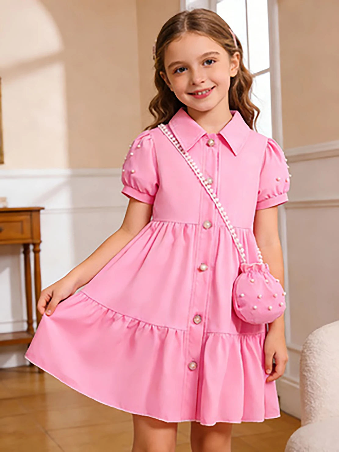 Girls Polyester Dress