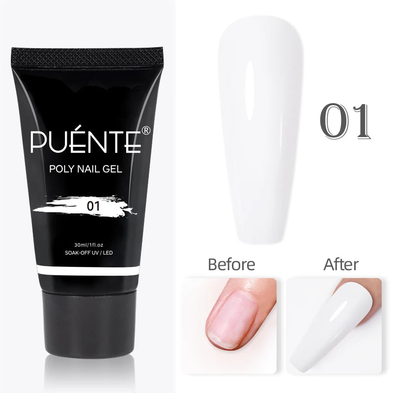 PUENTE Glitter Poly Nail Gel