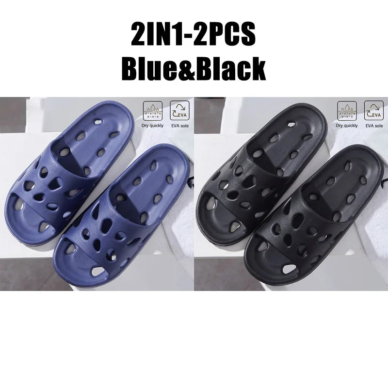 Bathroom House Cheese Flip Flops