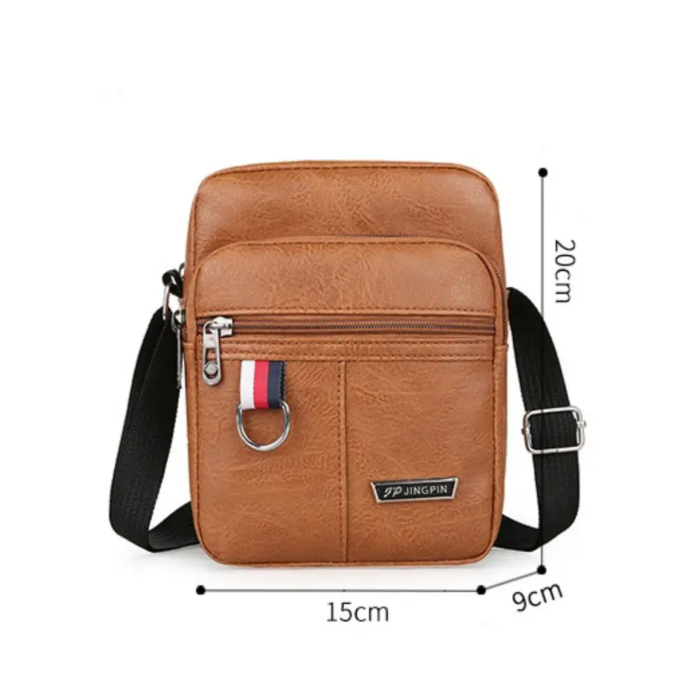 TPU Leather Saddle Sling Bag