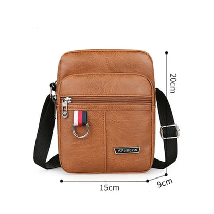 TPU Leather Saddle Sling Bag
