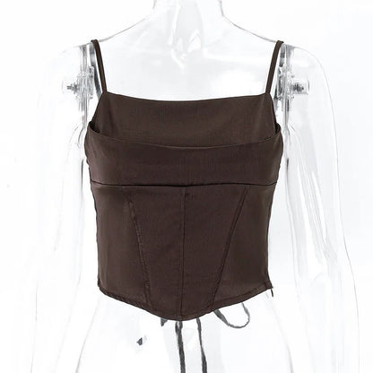 Stylish Backless Tank Top