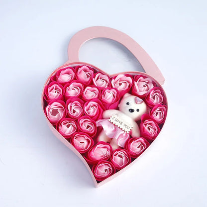 Romantic Soap Rose Box