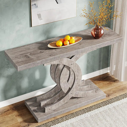Wooden Accent Hallway Table