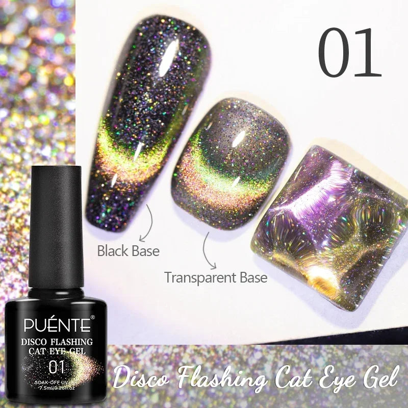 Wine Red Cat Eye Gel Polish