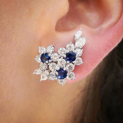 Geometric Zircon Studs