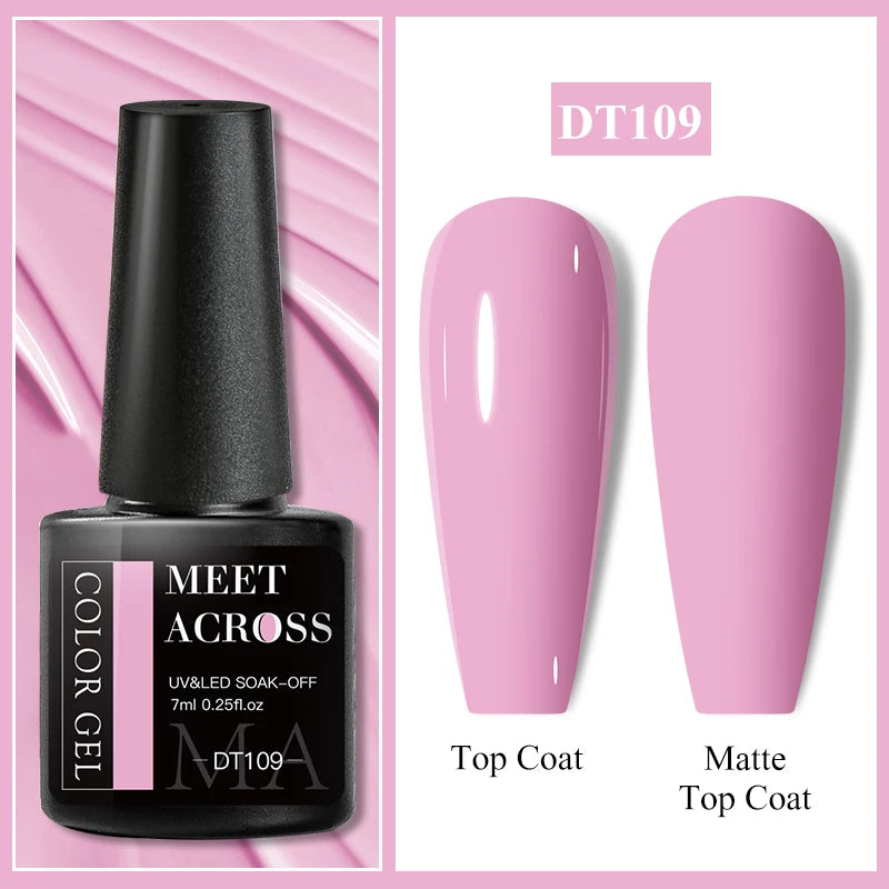 MEET ACROSS Matte Gel Polish