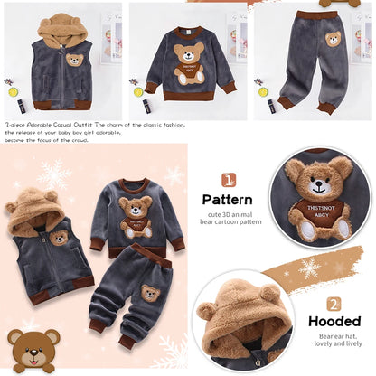 Baby Winter 3-Piece Outfit Set