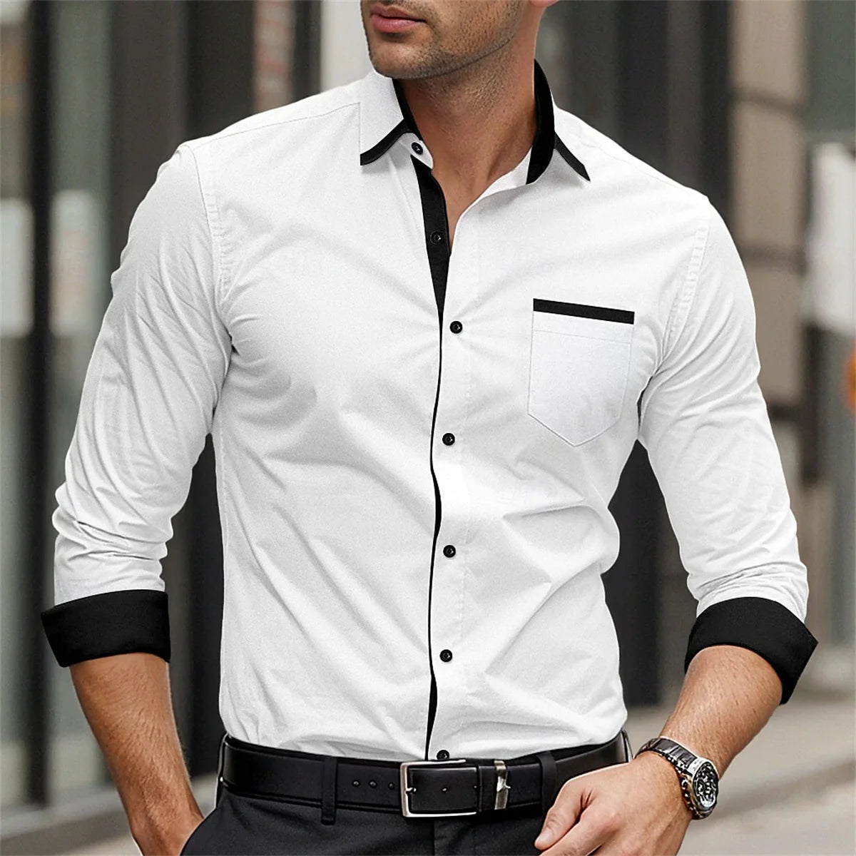 Smart Casual Pocket Shirt
