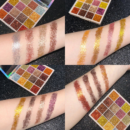 VERONNI 16 Color Glitter Palette