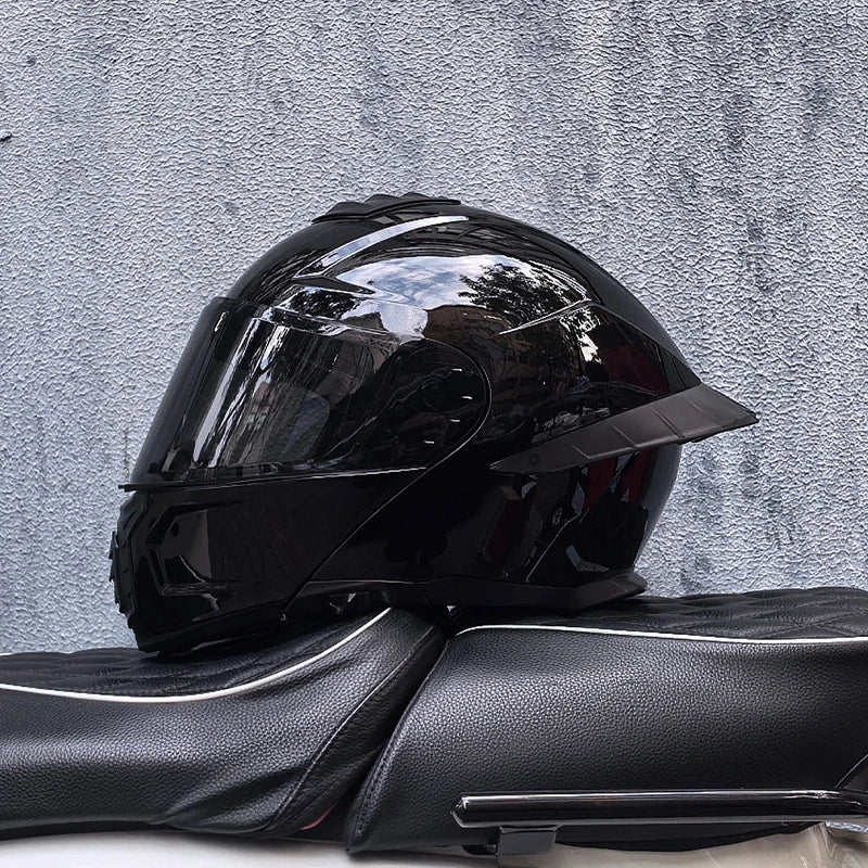 ORZ-B08A Glossy Mecha Racing Helmet