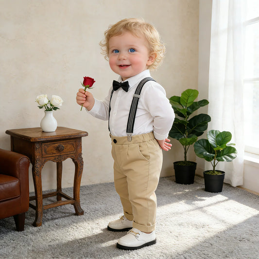 Formal Shirt and Pants Suit Set