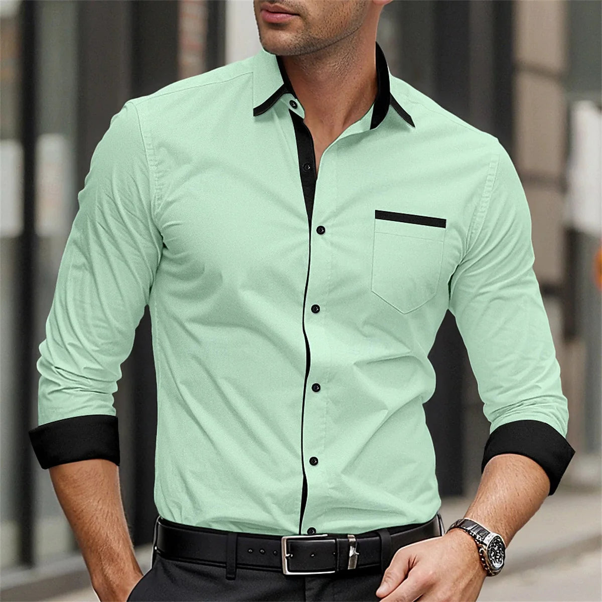 Smart Casual Pocket Shirt