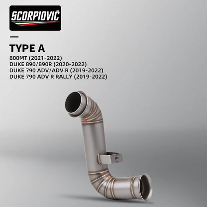 KTM Duke 790/890 Exhaust Mid-Link Pipe