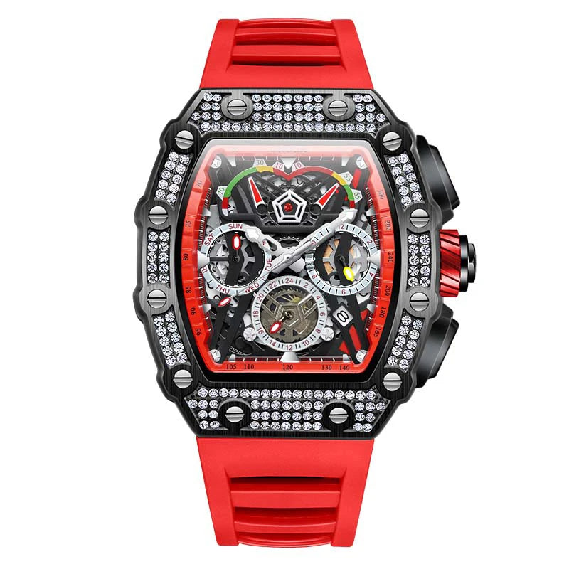 Multifunctional Barrel Quartz Watch