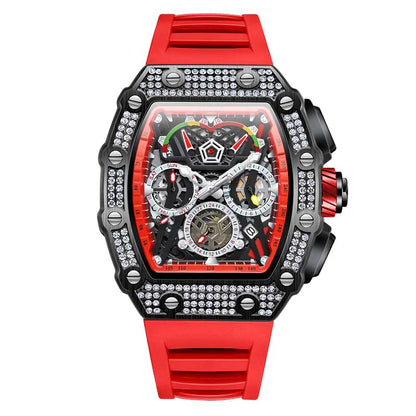 Multifunctional Barrel Quartz Watch
