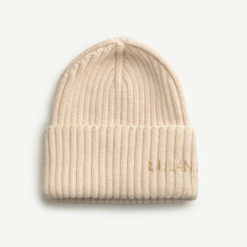 Winter Knitted Letter Beanie